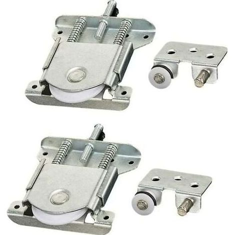 wardrobe sliding door rollers, wardrobe sliding door components, wheels, rollers, wardrobe pulley guides, wardrobe sliding door rollers, load capacity 20kg MUMU (1/4)