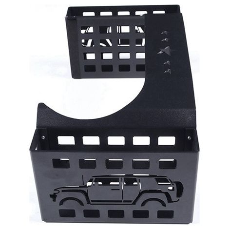 Storage baskets on each side of the gear shift lever for Toyota FJ Cruiser models 2007-2021. (1/5)