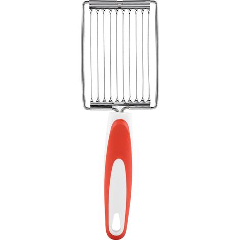 Trancheuse à jambon en acier inoxydable, outil de coupe pour fruits, tomates et aliments mous en cuisine, orange (1/5)