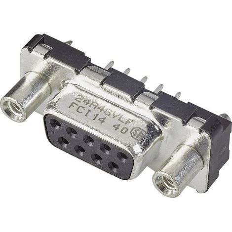 FCI D-SUB D25S24A4GX00LF Connettore femmina SUB-D 180 ° Numero Poli (num): 25 Da CS 1 pz. (1/2)