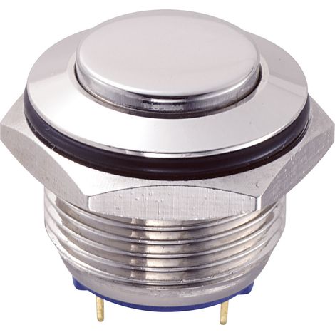 TRU COMPONENTS 701829 GQ16H-10/J/N Vandalismusgeschützter Drucktaster 48 V/DC 2 A 1 x Aus/(Ein) tast
