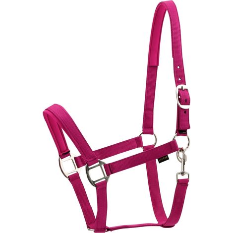 Horse Guard Nylonhalfter für Pferde - pink - Shetty