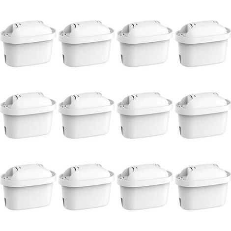 Cartuccia filtrante per caraffa confezione da 12, filtri acqua universali per bollitore con caraffa filtrante Brita Maxtra