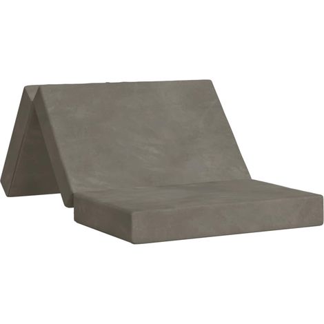 Sofá Cama Plegable 80 x 67 x 45 cm Gris Claro vidaXL (1/5)
