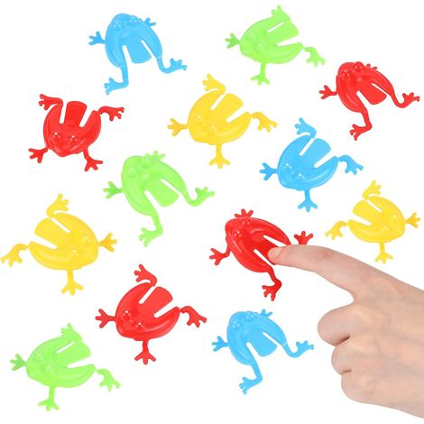 30 Pieces Jouet Grenouille Sauteuse, Jouet Grenouille Presse Grenouille pour La Fête Activités (1/5)