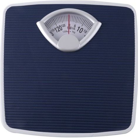 Pèse Personne Mécanique Rétro - JINFGERNE - Grand Écran, Capacité 130kg, Plateau Antidérapant, Molette de Réglage, Écologique et Précis pour Suivre Votre Poids (1/4)