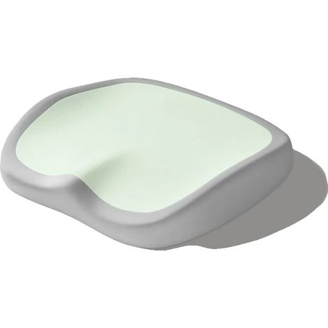 Cojín para silla de oficina, diseño ergonómico, soporte de espuma viscoelástica, verde claro (1/2)