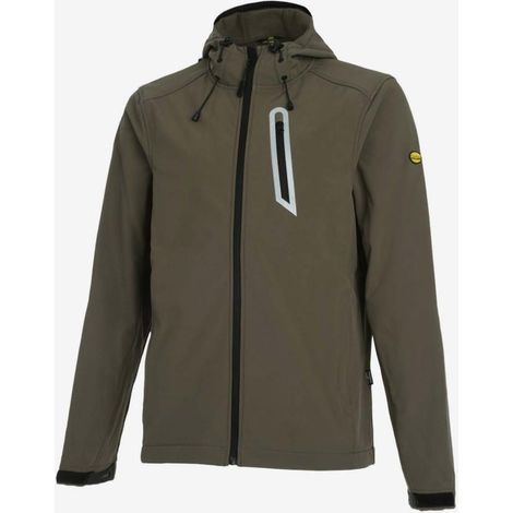 DIADORA Softshelljacke Sail - Grün - Größe L - 702.159632 70226