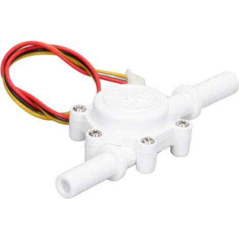 Capteur de débit à effet Hall, interrupteur d'eau, débitmètre de fluide, DC3.5-24V 0,3-10L/min 25cm 180 degrés G3/8 (1/5)