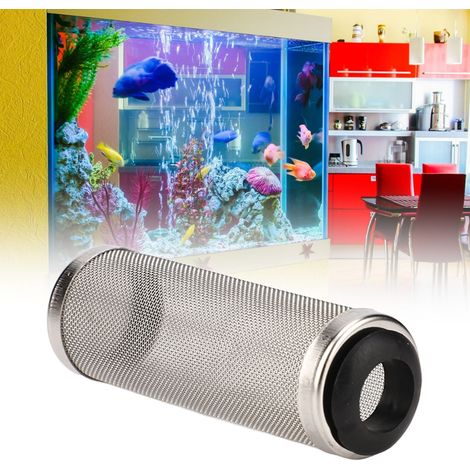 Protection d'Entrée en Acier Inoxydable pour Aquarium Filtre à Eau Intérieur 16mm Noir - AUTRES (1/5)