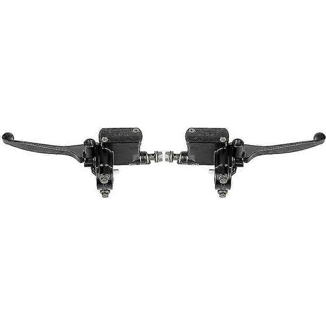 Maître-cylindre de frein universel 22 mm pour moto, levier de guidon, embrayage hydraulique, compétition, compatible Honda, Yamaha, Kawasaki et Suzuki (1 paire) (1/5)