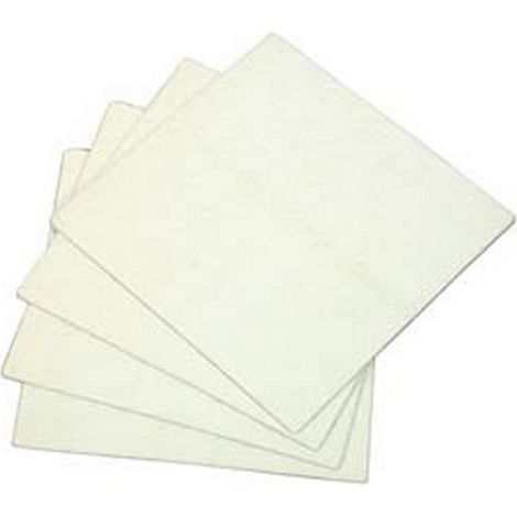 25PZ CARTONE FILTRANTE CM.20X20  - ROVER 12 sgrossatura-finitura, micron 1,5