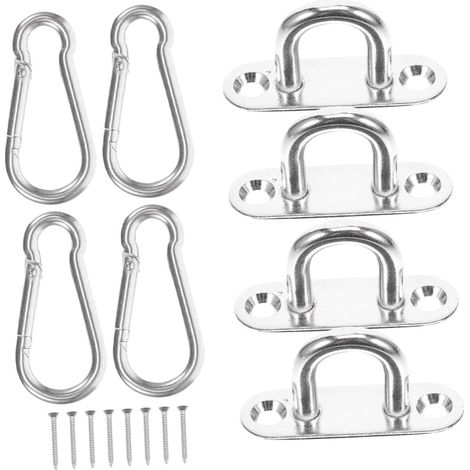 Support balançoire plafond, inox, pour hamac et sac de frappe (1/5)