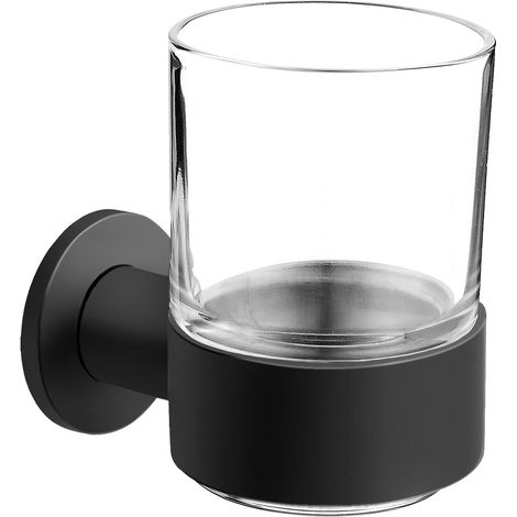 Sonríe con un solo vaso, negro. (1/2)