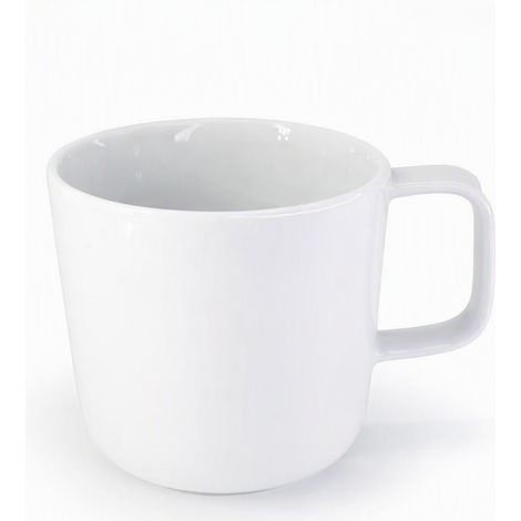 Elegante tazza bianca da 330 ml, lavabile in lavastoviglie e adatta al microonde, Nord Duka (1/4)