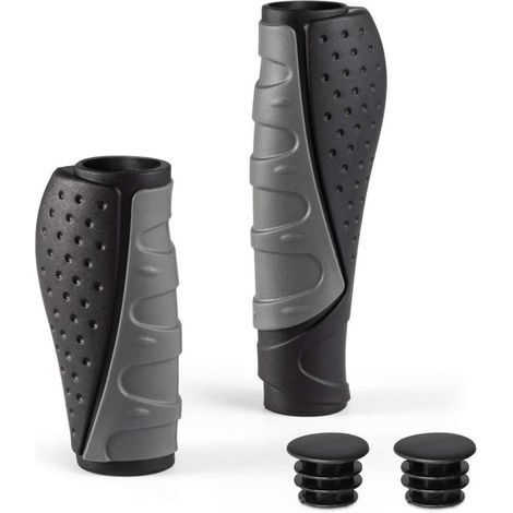 Ergonomische Fahrradgriffe für Drehgriffschaltung, 22mm Lenkergriffe MTB (1/5)