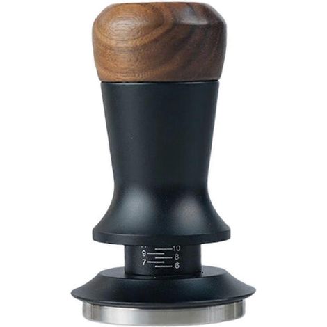 Tasseur à café expresso 58 mm, hauteur réglable, force constante, base en acier inoxydable, ressort interne (1/5)