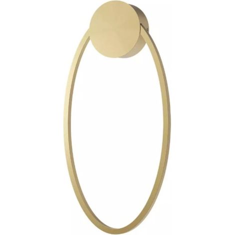 Applique led redo group leo 01 3295 3296 3294 cct dimmerabile 3 step, finitura metallo bronzo