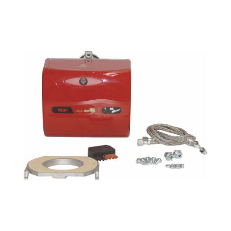 Riello – Brûleur fioul 40 G3R B100 Biofoulready F30 – Compatible jusqu’à 100% biofioul – Puissance thermique 19-35 kW – Pour chaudières