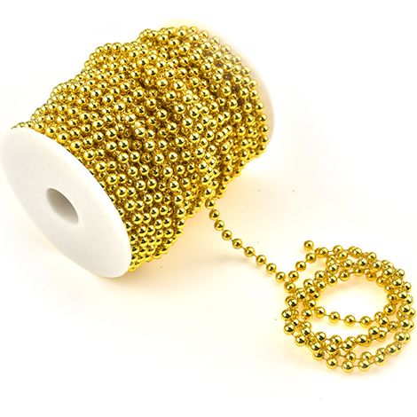 1 Rouleau Guirlande de perles, coupe sur mesure, fausses perles réalistes, décoration mariage et fête (1/5)
