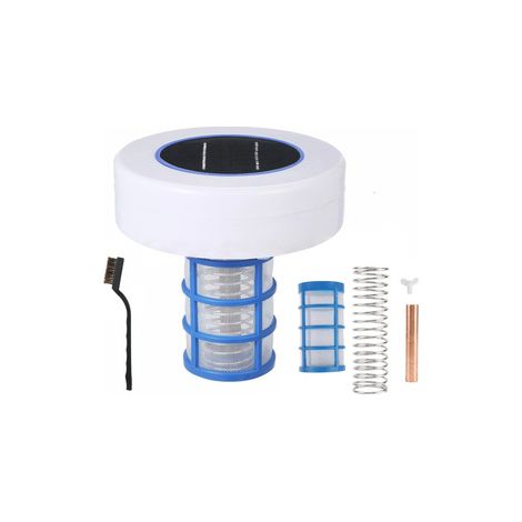 Ioniseur solaire cuivre‑argent – Purificateur d’eau pour piscine, traitement écologique, réduction des algues (1/4)