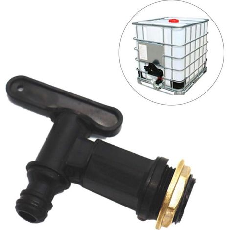 Adaptateur Boîte Eau IBC – Robinet Tuyau Arrosage, Récupérateur Eau de Pluie (1/5)