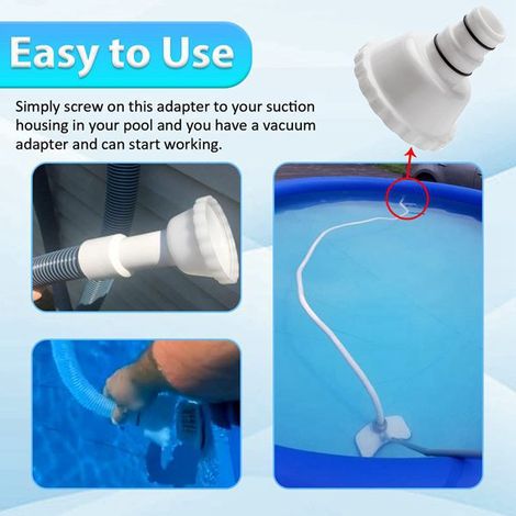 3 Farben: Weiß Material: Kunststoff Zubehör für RP/RX-Skimmer mit Adapter für Boden-/Poolsauger (1/5)
