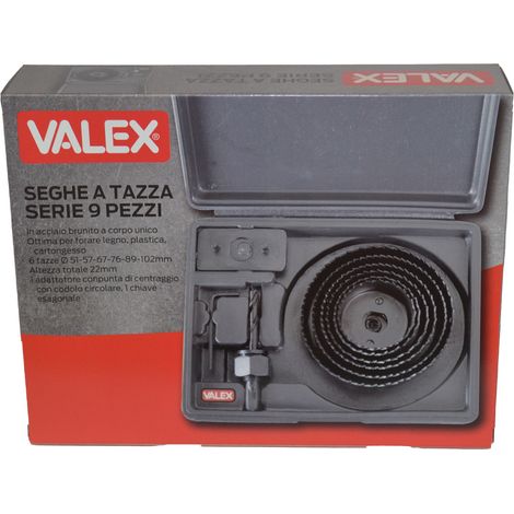 SEGHE A TAZZA SERIE 9 PEZZI VALEX