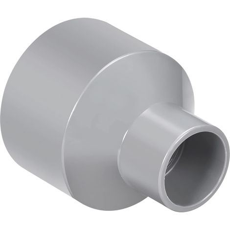 63 mm x 32 mm PVC Reduction Coupling 1 Piece DWV Hose Grey (1/5)