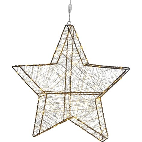 Outdoor Hanging Decoration LED KURULA Star 58 cm Silver (1/5)
