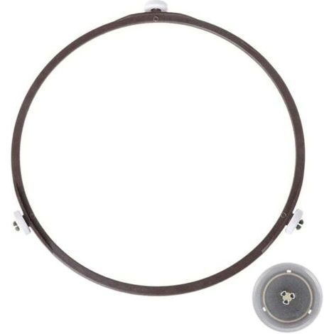 Green Mobility-Support de plateau tournant universel 22 cm, anneau de plateau tournant pour micro-ondes compatible avec les supports en verre universels de 22 cm de diamètre (marron) (1/4)