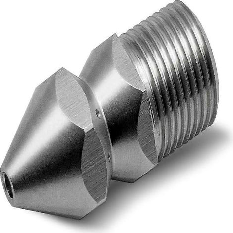 Sewer Cleaning Nozzle,High Pressure Washer Drain Sewer Cleaning Jetter Spray Nozzle,3/8" Male Thread (1/5)