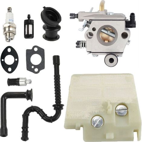 Kit de Carburateur pour Stihl 024 026 MS240 MS260 024AV 024S Walbro WT-194 Tronçonneuse Filtre à Air Collecteur d'admission remplace 11211200611 (1/4)