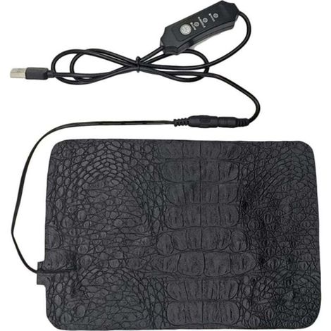 Tapis Chauffant pour Reptiles & Terrarium - Tapis Chauffant Tapis Chauffant Reptile étanche avec 3 Niveaux Réglage De Température [25-45°] - 7,5W Coussin Chauffant pour Reptiles (PU) (1/5)