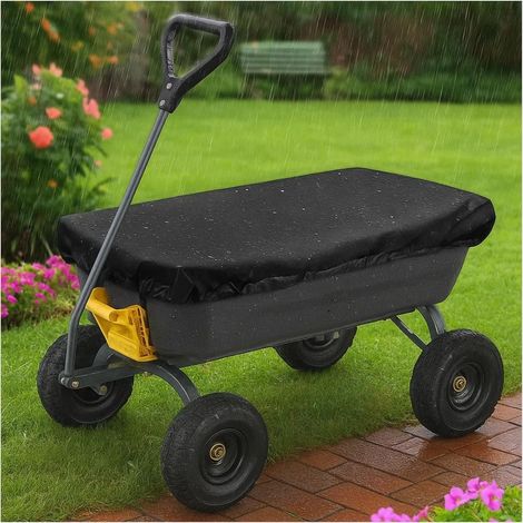 Housse de protection pliable pour chariots - Bâche de protection extérieure en tissu Oxford 600D imperméable et anti-poussière, 140 cm L x 94 cm W (1/5)