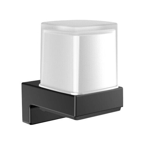 emco cue distributeur de savon à capteur, satiné, noir, avec