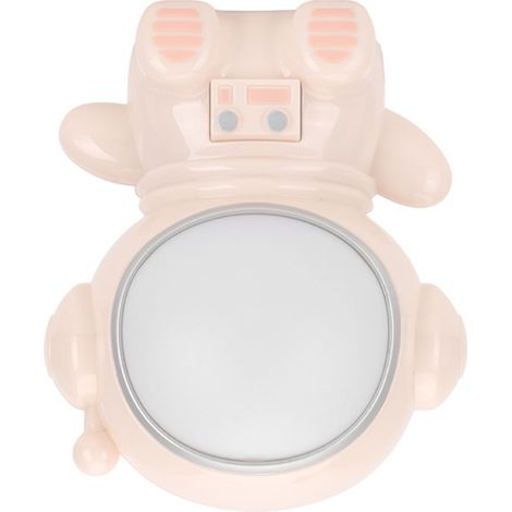 Veilleuse LED 3 modes, colorée, motif astronaute mignon, port USB, lampe de chevet rose pour chambre ou dortoir (1/5)