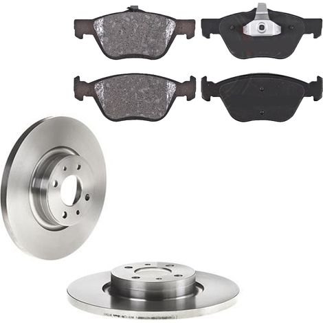 KIT FRENI ANTERIORI compatibile con LANCIA LIBRA, SW (839) - DISCHI + PASTIGLIE OEM: FDB1299, FDB1052 / 17031 , 16061 /SOSTITUZIONE DIRETTA/BASSA POLVERE/SILENZIOSO