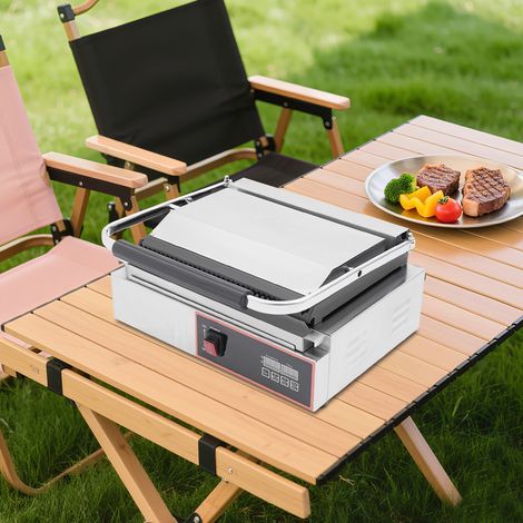 Grill a contatto, grill da tavola, tostapane panini, elettrico, paniniera 2200W (1/5)