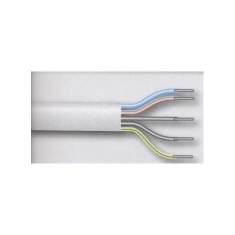 Câble électrique 0.75mm² blanc 5 conducteurs - SOMFY - (1/2)