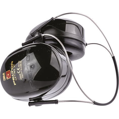 3M – Casque anti-bruit serre-nuque 31dB – Norme EPI CE – Protection auditive pour environnements bruyants – Couleur verte – Poids 195g