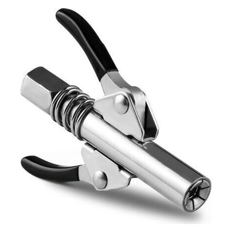 1pc Haute Pression Double Poignée G Coupleur pour Pompe à Graisse, Facile à Monter et à démonter pour Tous Les Types de Pompes à Graisse, (1/4)