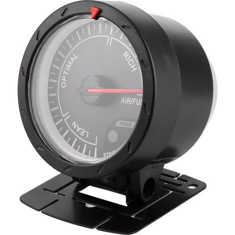 Jauge de rapport air-carburant 12V 2,5 pouces avec affichage à aiguille, précision élevée et alerte réglable pour voiture (1/5)
