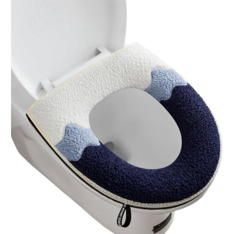 Couvre-selle de WC zippé universel, housse lavable pour sièges en U, confort et hygiène au quotidien