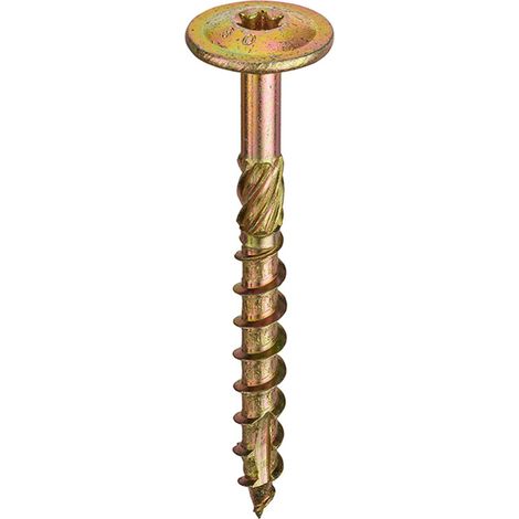 Eurotec Twistec Woodscrews Flange Head TX40 ZYP CE 8.0 x 260mm - Box of 50