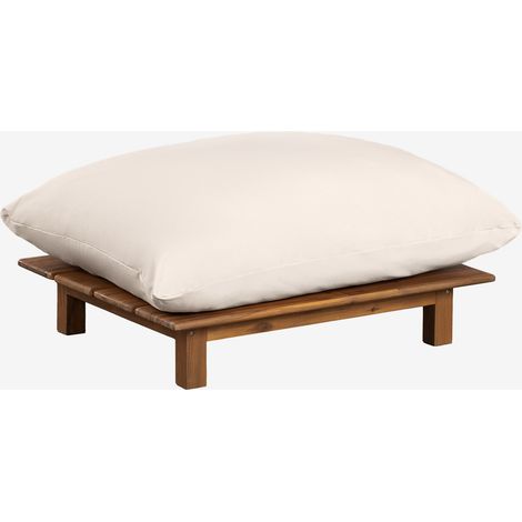 Pouf in legno di acacia Brina SKLUM (1/5)