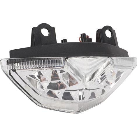 Feu arrière LED moto haute luminosité étanche IP67, clignotant pour Z1000 2010‑2013, transparent (1/5)