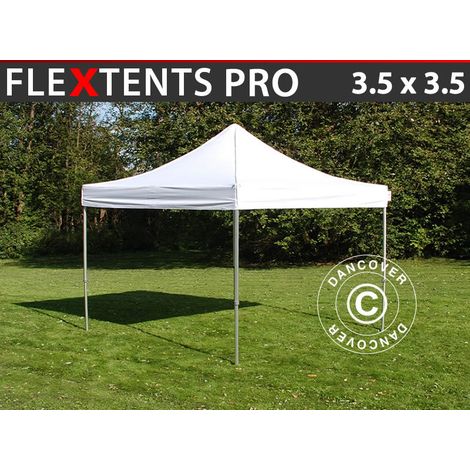Faltzelt FleXtents PRO 3,5x3,5m Weiß
