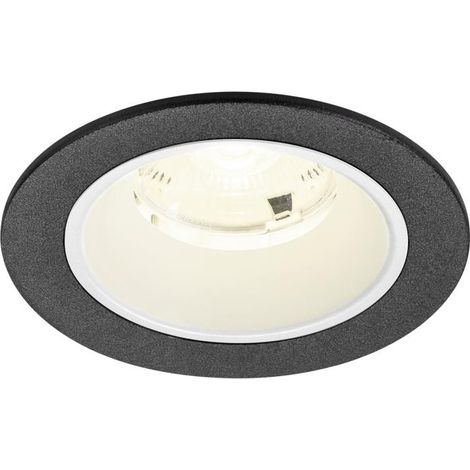 Spot encastré NUMINOS® S intérieur 4000 K 20° IP20 rond noir / blanc - SLV - 1009470