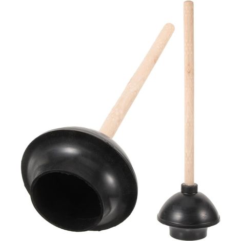 KICHOUSE Lot pour 2 déboucheurs toilettes en caoutchouc robuste (1/5)
